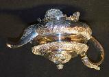 dinner sets, oil lamps, border fine art, doutons, hummels etc Collection of solid silver including a