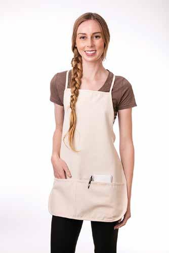 size: 20" x 24" APRONS white natural royal forest red APR52 28" POCKET APRON 2