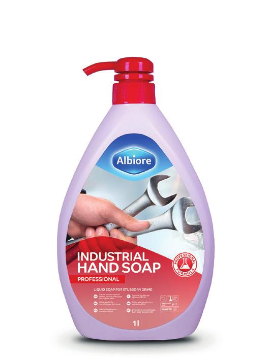 5 Paraben Free Fragranced liquid soap for removing stubborn industrial grime such as: grease, oil,