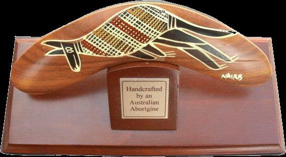 5cm Central Plaque Handcrafted by an Australian Aborigine (Existing