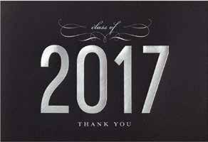 Gabriella Martinez 10 FOIL THANK YOU CARDS Add a classic touch to the already classy move of