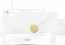 FORMAL TISSUE OVERLAY Tissue inserts protect the beauty of your announcement and card design