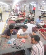 The embroidery division at Sonu exim is equipped with many adequate sapling machines, hand and Adda embroidery workers.