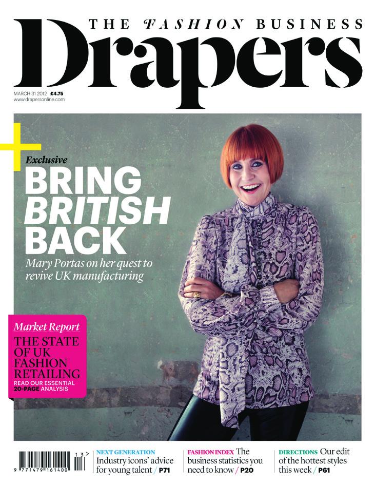 Schedule 202 Drapers is the voice of the fashion industry. To mark 25 years of fashion reporting, we have given ourselves a makeover.