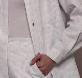 VWR white clothing collection VWR ESD coats and trousers VWR ESD collection is manufactured from 63%