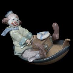 450 Lladro Circus Figure. "Circus Waves" Clown Figure in Boat. Sculptor: Francisco Polope, Release year 2005, Original Box. {Dimensions: 4.33 x 9.06 inches.} 450 BUY IT NOW $307.