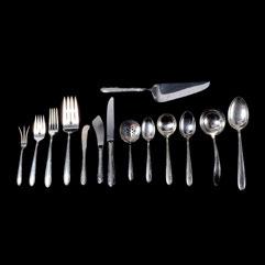 50 387 Partial Towle Madeira Sterling Flatware Set.