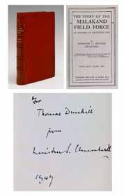 Churchill, published by Cassell & Co Ltd, first edition 1948, signed and with script To Thomas Dunhill from winston S.
