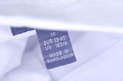 Where two or more textile products have the same composition and form a single unit, they only need to bear one label. Exemptions: Annex III: List of products which do not have to be labelled.