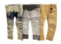 JEANS: Rockstar jeans; size 44, blue denim. JEANS: Rockstar jeans; size 44, red denim.