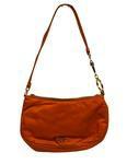387 HANDBAG: Prada mini orange hobo handbag; dust bag;