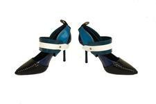 395 SHOES: Louis Vuitton 'Blue Masterpiece' pump shoes;