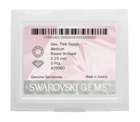 The packaging seal reflects our exacting manufacturing standards at a glance and can be easily resealed. We can only guarantee genuine premium quality SWAROVSKI GEMS when the packing seal is intact.