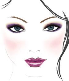 Apply the dark black liner shade along upper and lower lashes to create darkness and volume at base of lashes and to remaining lid area.