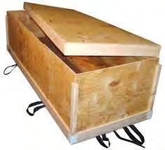$175.00 Air Tray, Wood and Cardboard, Unlined, for use when