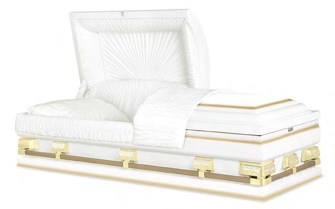 Oversized, Infant and Childrens caskets 28 Majestic Blue, Blue crepe interior $2,595.00 28 Majestic Gold Shaded White, White crepe interior $2,595.