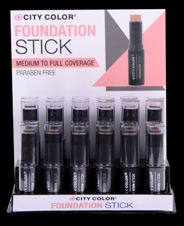 FACE Foundation Stick (F-0028) Formulated for a creamy and smooth application, the Foundation Stick offers 6 different shades to