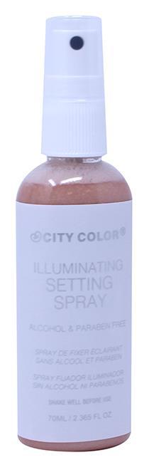 24 Pieces per display Illuminating Setting Spray (F-0079) Facial Sprays Give your skin a radiant glow with this new multipurpose