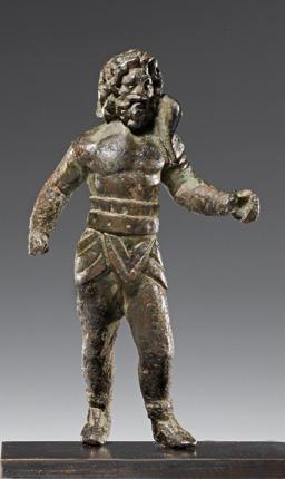 Fig. 2: A RETIARIUS. H. 9.2 cm. Bronze, solid cast. Roman, 2nd cent. A.D.