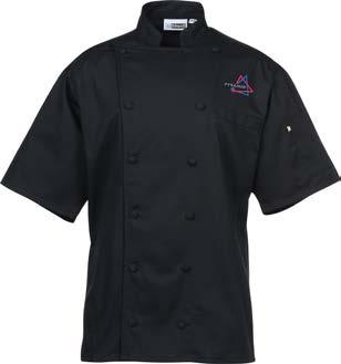 Ten Button Chef Coat with Mesh Back #121996