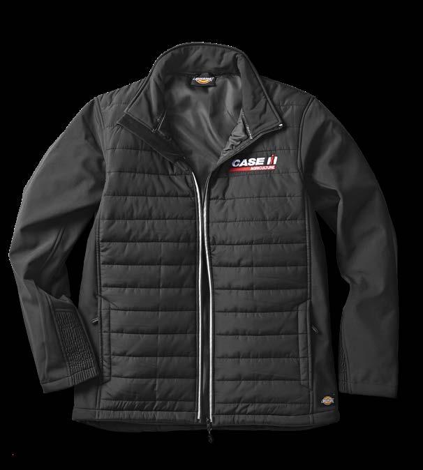 The Dickies Loudon Jacket has a lightly padded body, with contrast fabric sleeves.