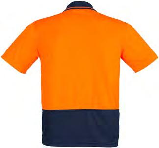 HIGH VISIBILITY POLOS ZH410 MENS COMFORT BACK L/S POLO WORK SHIRTS AND POLOS 50% Polyester 35% Tencel 15% Cotton