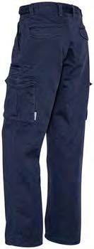 Two extra-large cargo pockets with quick close tape Two side hip pockets Two discrete