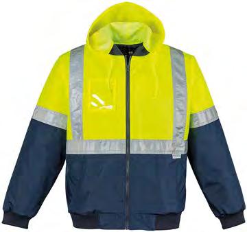 you always comply with any worksites standards ZJ351 MENS HI VIS QUILTED FLYING JACKET