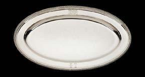 o 92 A George III silver circular plate from Nelson's Nile service Amongst the numerous gifts and rewards which were