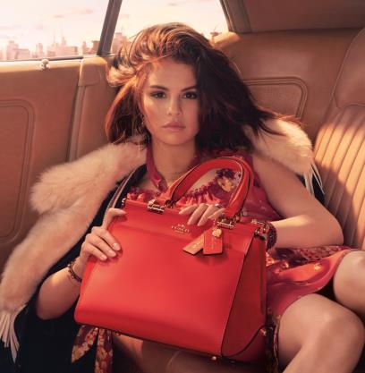 MEET THE SELENA GRACE Together with Coach Creative Director Stuart Vevers, Selena designed her very own bag for Fall 2017, a statement satchel that s the perfect mix of function and style and