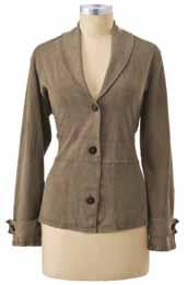 1158 Twilight Jacket An essential fall style this shawl collared jacket has a decorative seamed
