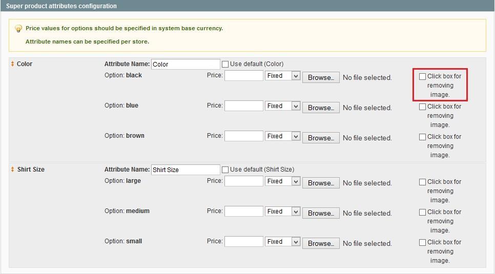 Color Swatch Setting Select the attributes that you want to configurable as per the above image. 5.
