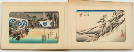100-150 749 753 A 19th century Chinese album depicting scenes from daily life including artisans, fisherman,