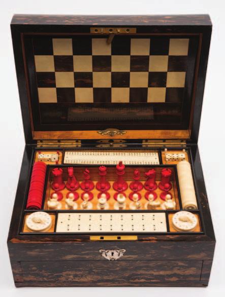 805 A Staunton pattern chess set one side in plain box wood, the other side ebonised, with weighted bases, king 8cm, pawn 4cm, contained in a mahogany box.