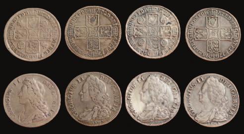 60-80 617 621 Four Victorian crowns 1893, 1894, 1894, 1895. 60-80 622 Four Victorian crowns 1895, 1896, 1897, 1897.
