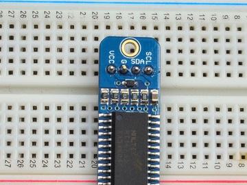 The library is written for the Arduino and will work with any Arduino as it just uses the I2C pins. The code is very portable and can be easily adapted to any I2C-capable micro.