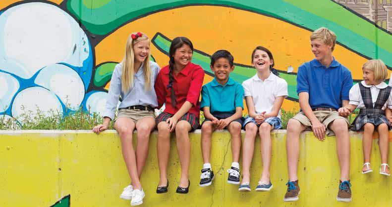 Knowing A+ is loving A+ 1-year Wear-ested Guarantee A+ garments give students, parents, school administrators, and retailers everything they want in school uniform apparel easy-care fabrics, maximum