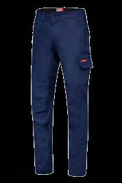 key abrasion zones such as knees and pockets Nylon zip fly & plastic button closure All stress points bar-tacked & reinforced internal pocket bags Y02880 3056 STRETCH CANVAS CARGO PANT SIZE 77R 112R,