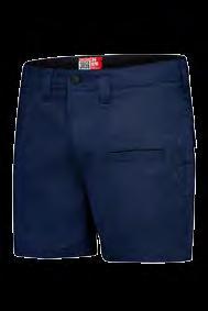 SHORTS Y05545 FOUNDATIONS ELASTIC WAIST DRILL SHORT SIZE S 5XL COLOUR Navy (NAV) 190gsm, pre-shrunk cotton drill Red