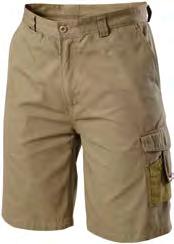 closure All stress points bar-tacked & heavyweight poly cotton pocketing Y05620 CARGO DRILL SHORT SIZE 67R 112R