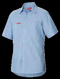 SLEEVE SHIRT SIZE S 4XL COLOUR Blue (BLU) 140gsm, 60% cotton/40% polyester with Stain Repellent finish Relaxed fit through