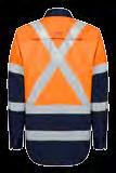 BIOMOTION Y04270 FOUNDATIONS BIOMOTION HI-VISIBILITY TWO TONE SHIRT WITH TAPE LONG SLEEVE SIZE S 5XL COLOUR Yellow/Navy