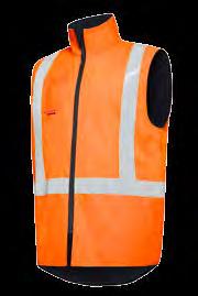 JACKETS Y21283 FOUNDATIONS HI-VISIBILITY POLYESTER VEST WITH TAPE SIZE S 4XL COLOUR Fluoro Yellow (FYE) 100% polyester tricot 50mm reflective tape Adjustable velcro closure Bound edges Y21027