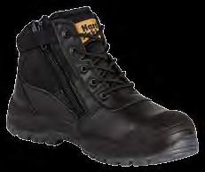 Logistics Certified to AS/NZS 2210.3:2009 UTILITY 130MM (5 INCH) SIDE ZIP BOOT SIZE AU/UK 4 14 (7.5 10.