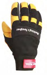 Velcro fastener Y26079 ARMORSKIN RIGGER SYNTHETIC LEATHER GLOVE SIZE S 2XL COLOUR
