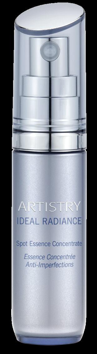 ARTISTRY SPOT ESSENCE CONCENTRATE featuring Star Lily Blend, Micro Green Algae and Artemisia Extract This highly concentrated, high-performance, yet lightweight and gentle serum, targets stubborn