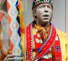 Han tribe may be related to the time Chief Isaac of the Moosehide Han took the Han ganhooks and other