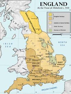 ITH CETURY: what is happening. Ecgbert of Wessex conquers Mercia and Cornwall and becomes ruler of England. The great Heathen army of Vikings comes and does not go away.