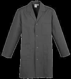 comfort // Easy care - machine wash n wear // 155 GSM FEATURES Longer 3/4 length with notched collar and back hem vent // Chest pocket