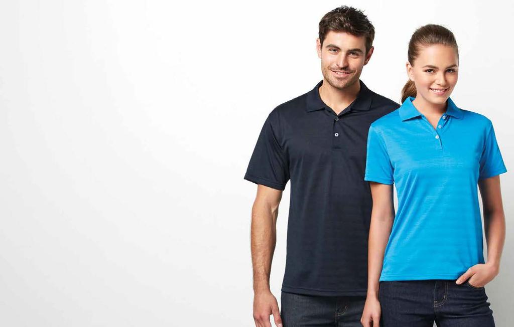 POLOS ICON BIZ COOL TEXTURED POLO P10212 MENS P10222 LADIES ICE BLUE BLACK RED NAVY